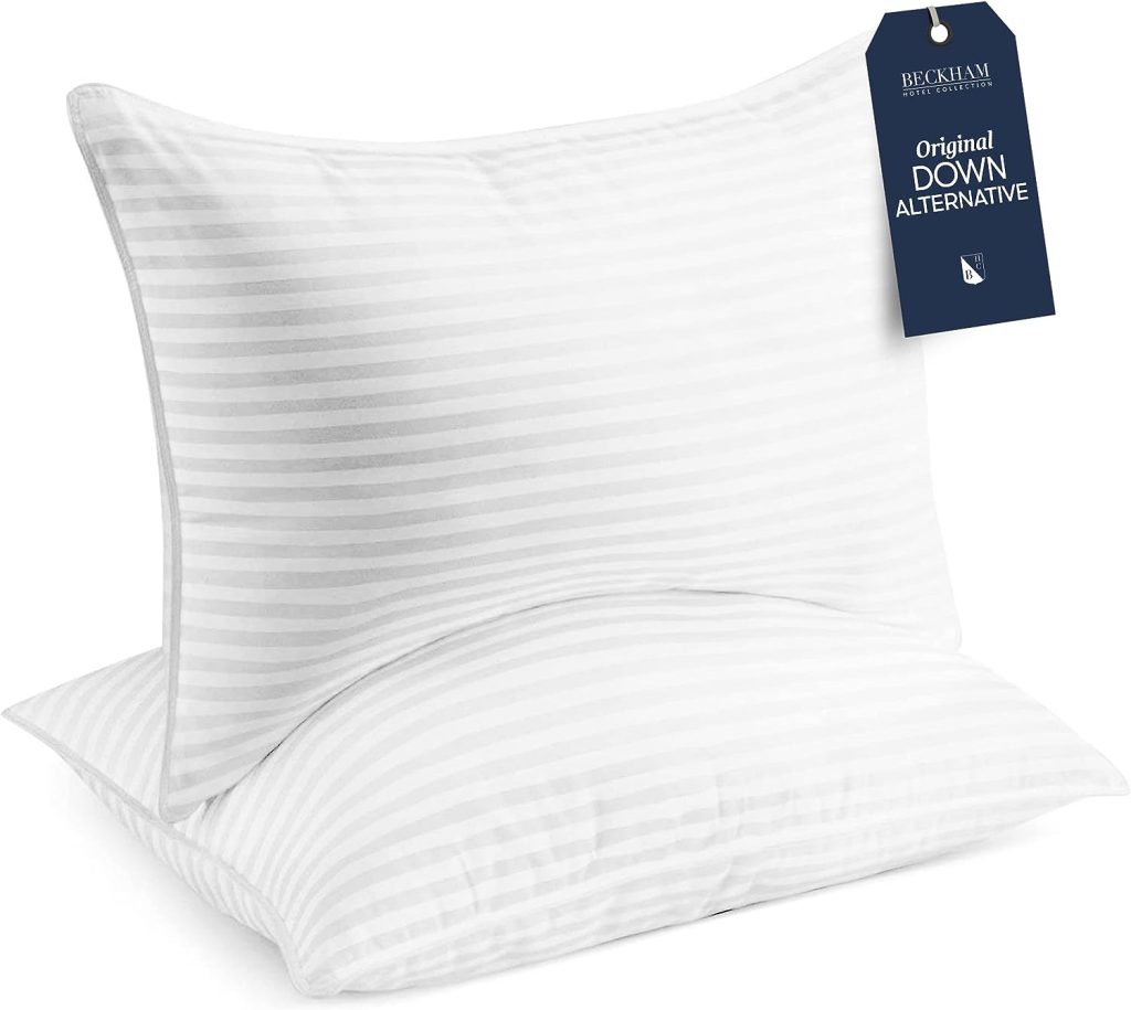 Beckham Hotel Collection Bed Pillows 2-Pack in white